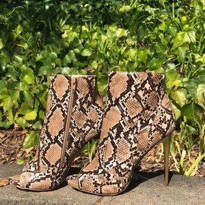 Liliana Snakeskin Heels